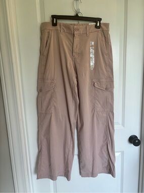 American Eagle Outfitters Dreamy Drape Wide Leg Cargo Pants NWT